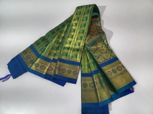 THIRUBHUVANAM HF ZARI SILK SAREE WITH BLOUSE
